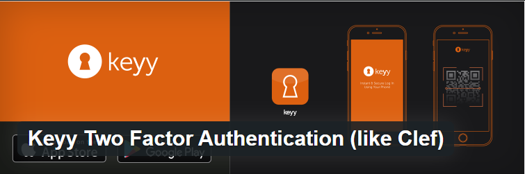 Keyy Two Factor Authentication (like Clef)