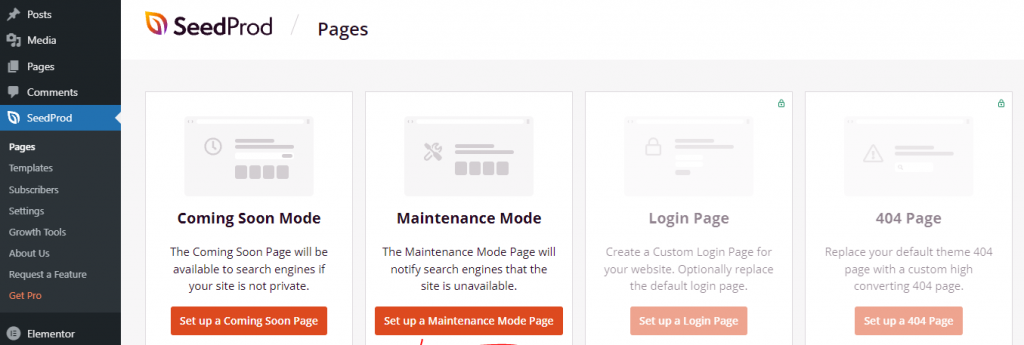Set up a Maintenance Mode PageSet up a Maintenance Mode Page