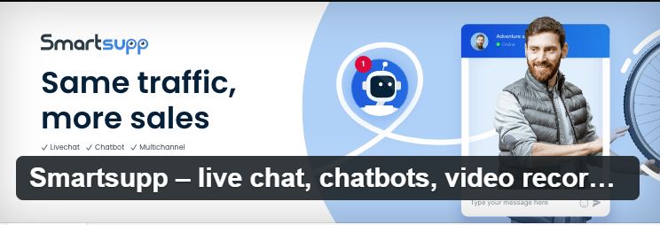 Smartsupp – live chat, chatbots, video recordings