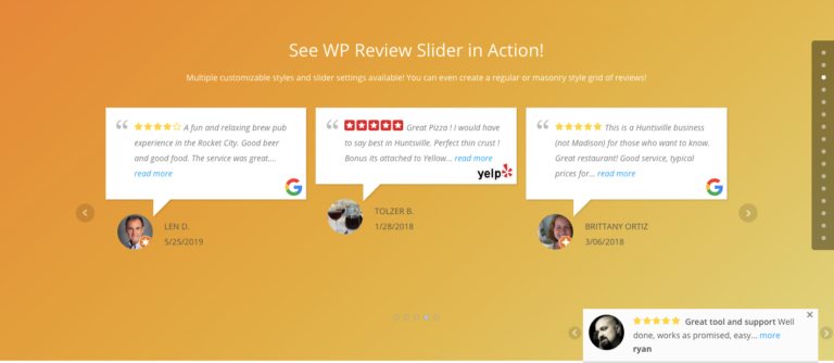 wp-review-slider-pro-example